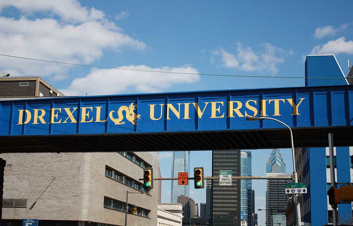 Drexel Bridge by College of Engineering Building