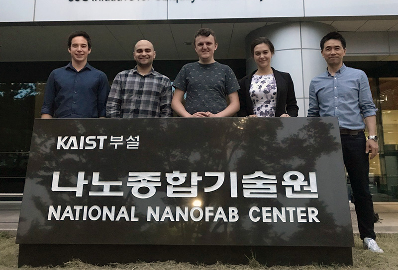 Drexel students at co-op in Korea