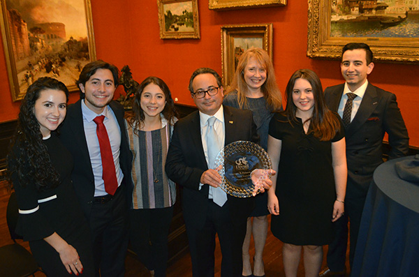 Dr. Palmese with his family