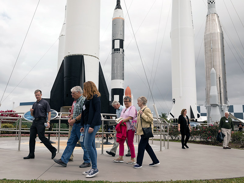Alumni at Kennedy Space Center