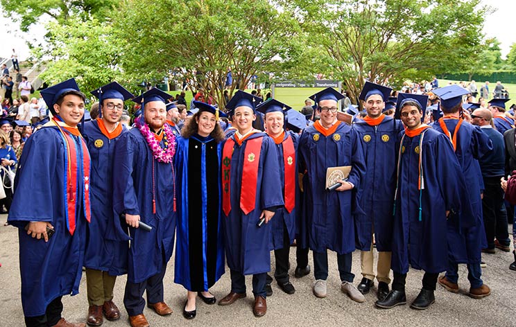 The College of Engineering celebrates Commencemen 2019.