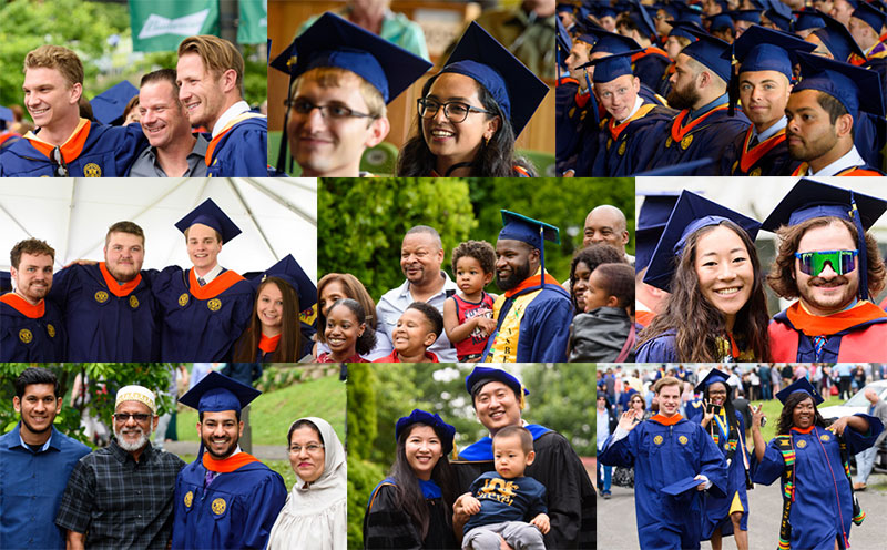 Faces of commencement