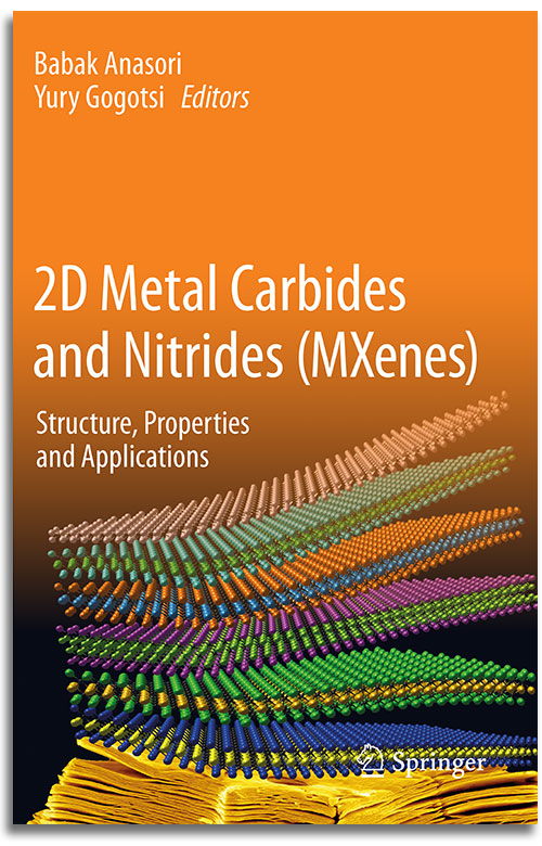 Book cover for '2D Metal Carbides and Nitrides (MXenes)'