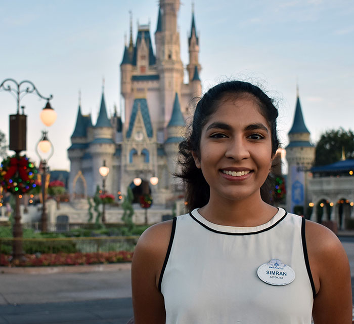 Simi Batra at the Walt Disney World Resort in Orlando, Florida