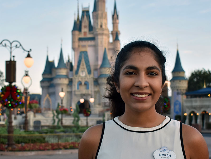 Simi Batra at the Walt Disney World Resort in Orlando, Florida