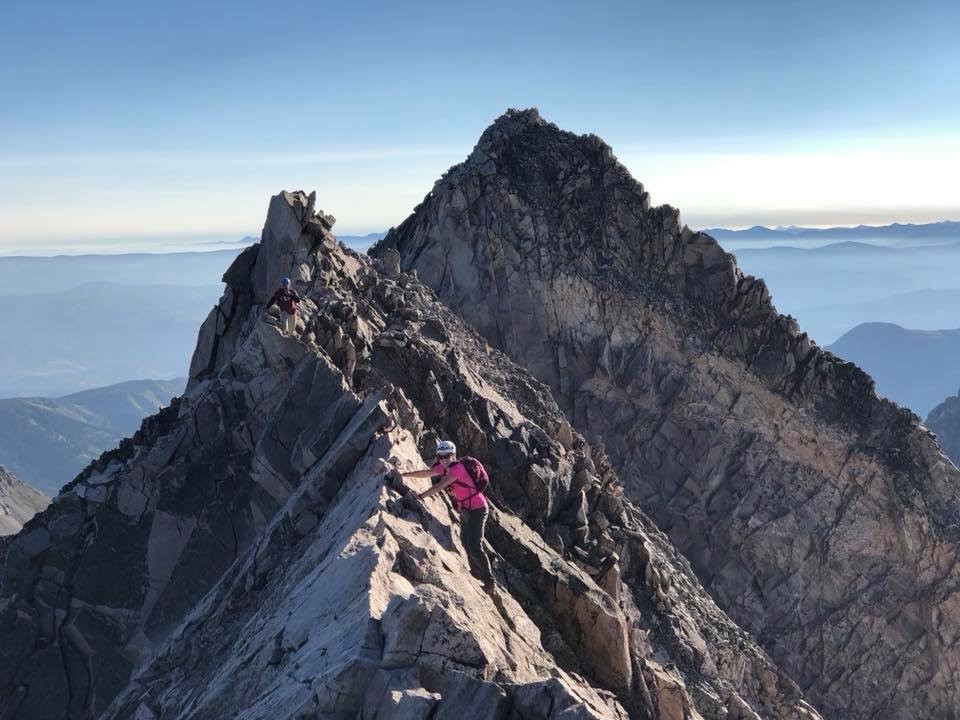 Danielle Jacobson Climbing Unspecified Colorado Mountain (Class 4 Ridgewalk)