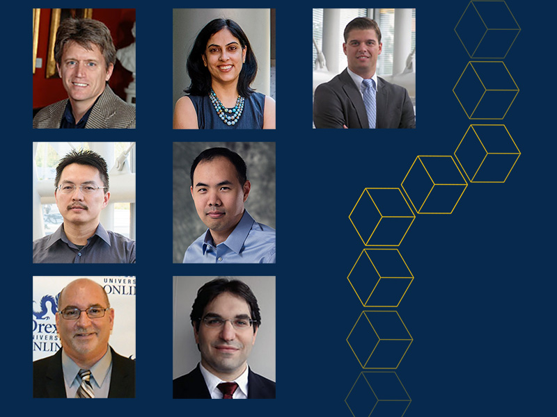 Headshots of seven faculty members