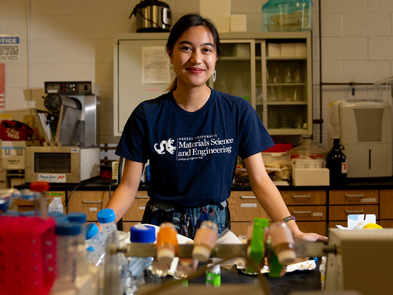 The STAR Scholars Program gave Alessandra Cabrera the opportunity to research improvements in materials used for food packaging.