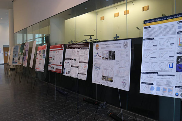 Some of the conference poster session entries