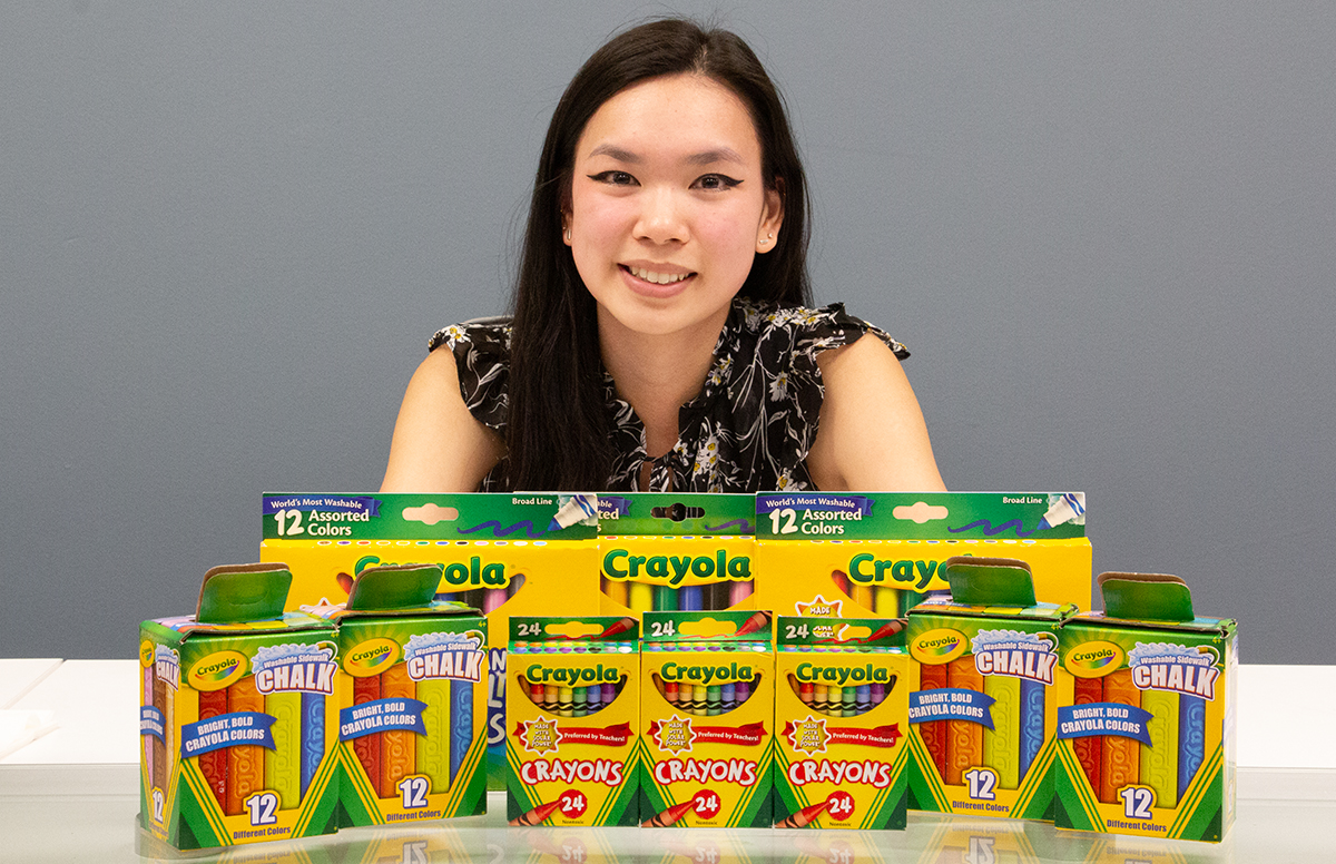 From crayons to coatings, BS student Morgan Tiziker's co-ops have helped her define her academic path and career choices.