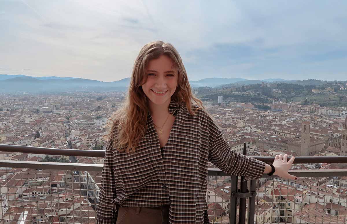 Cailey Ruderman in Rome