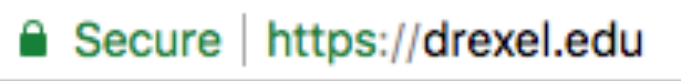 Example Firefox secure url