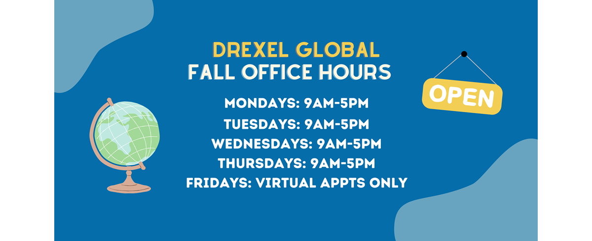 Fall 2023 Drexel Global Office Hours
