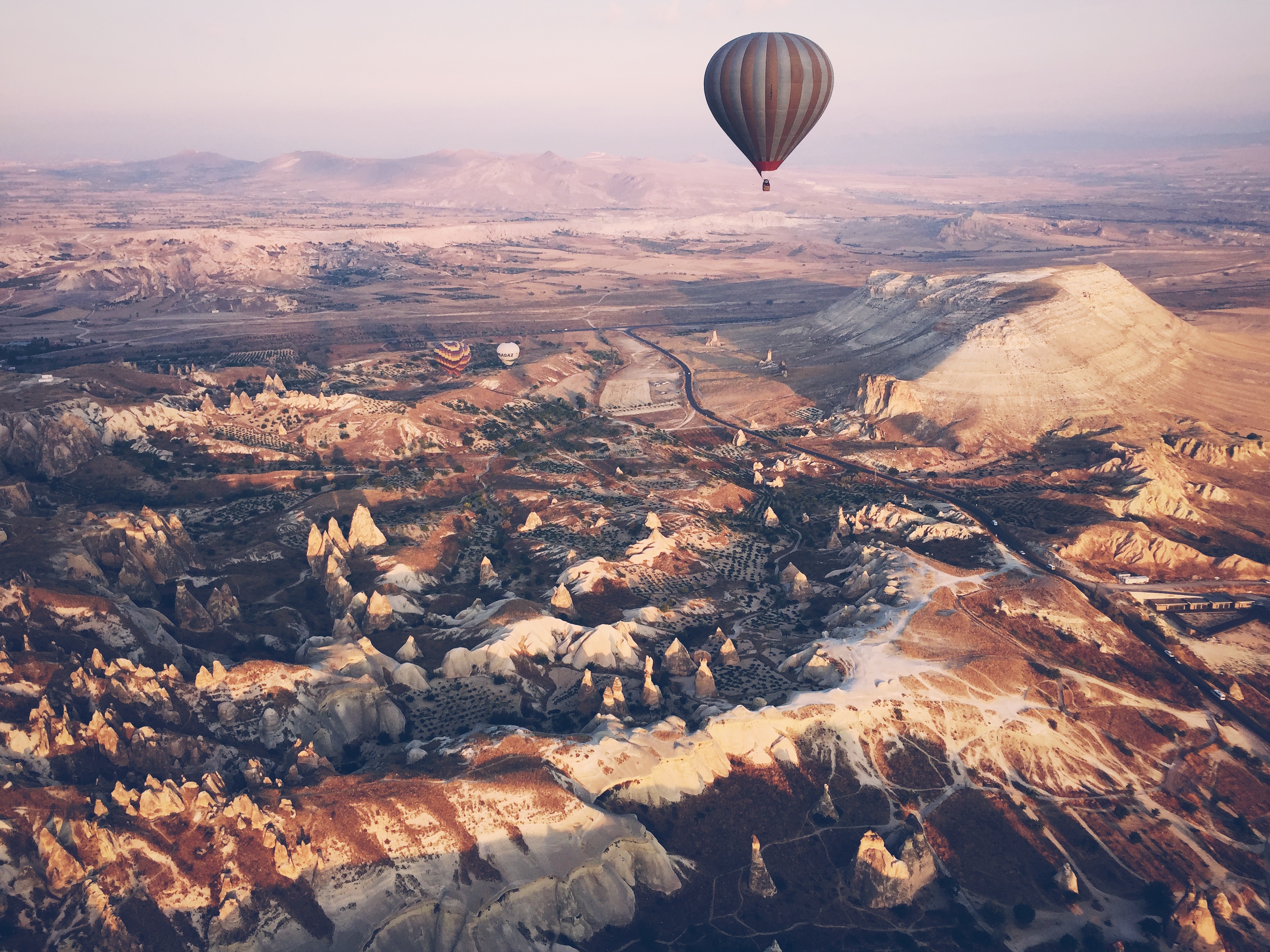 Cory Quigley, Turkey: 'Drifting in an air balloon above alienesque Cappadocia'