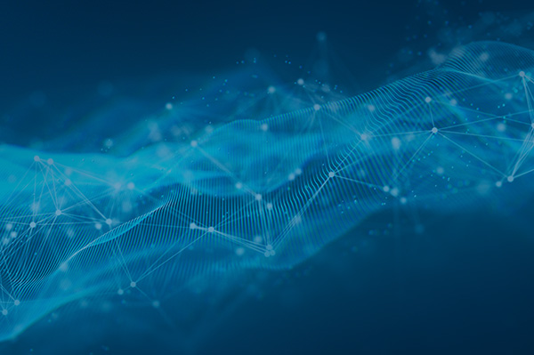 Abstract image depicting connecting data points.