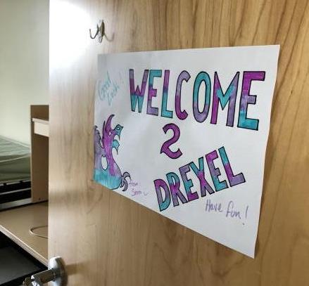 sign that says welcome to drexel