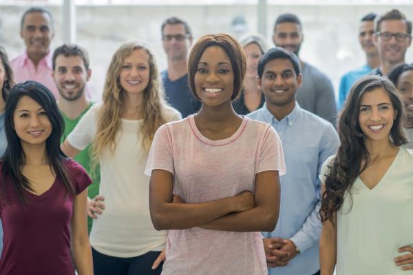 Group of MS in Nonprofit Management Students Smiling