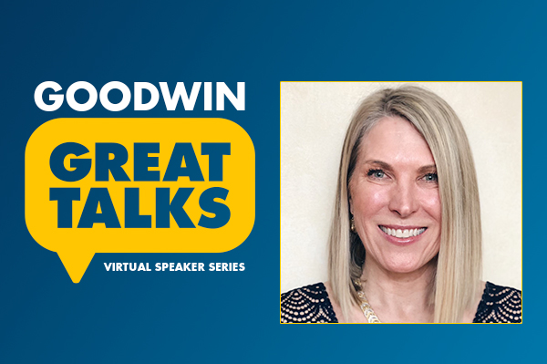 Goodwin Great Talks speaker, Dr. Kristen Betts.
