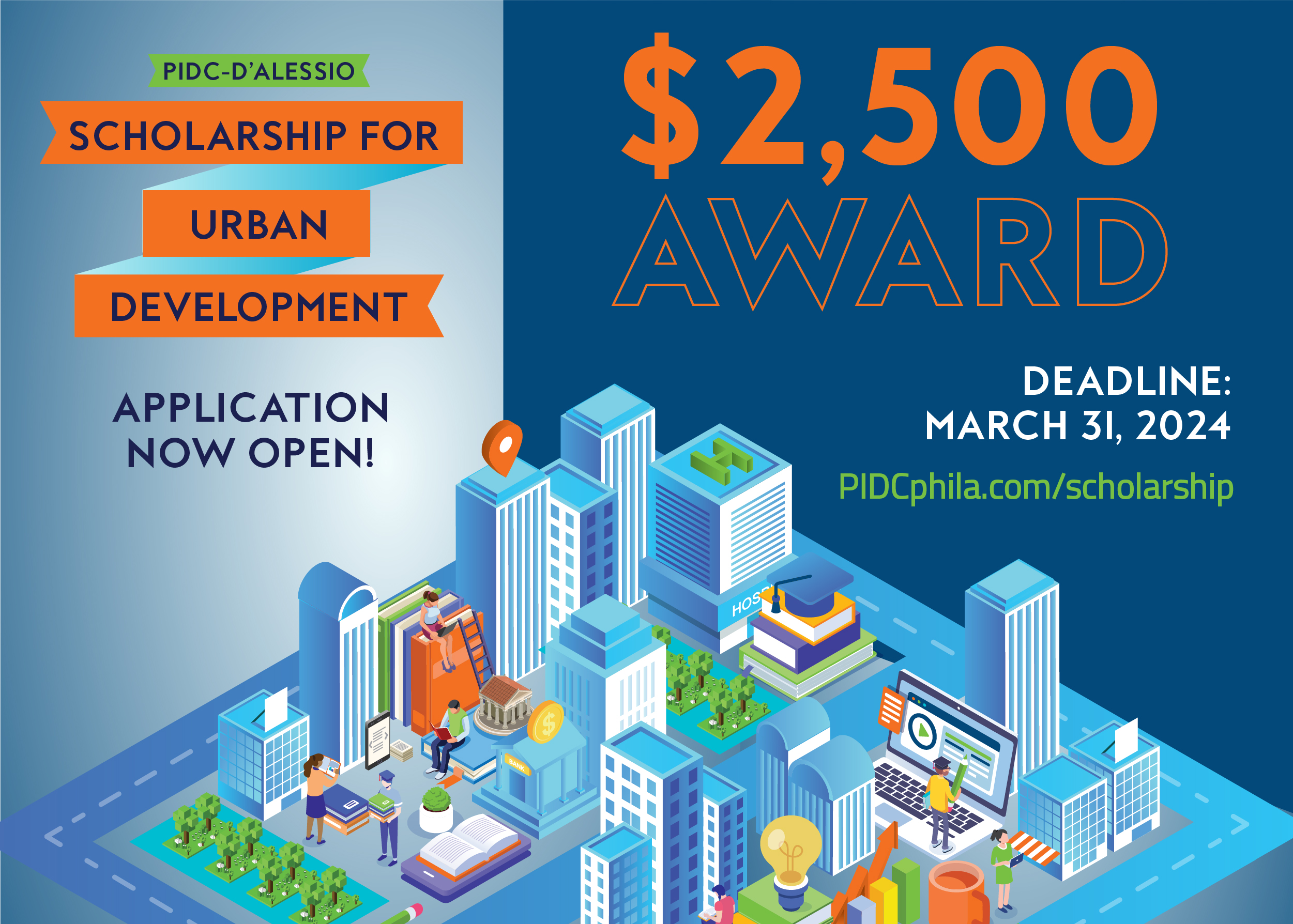 PIDC D’Alessio Scholarship for Urban Development Open for 2024 Applications