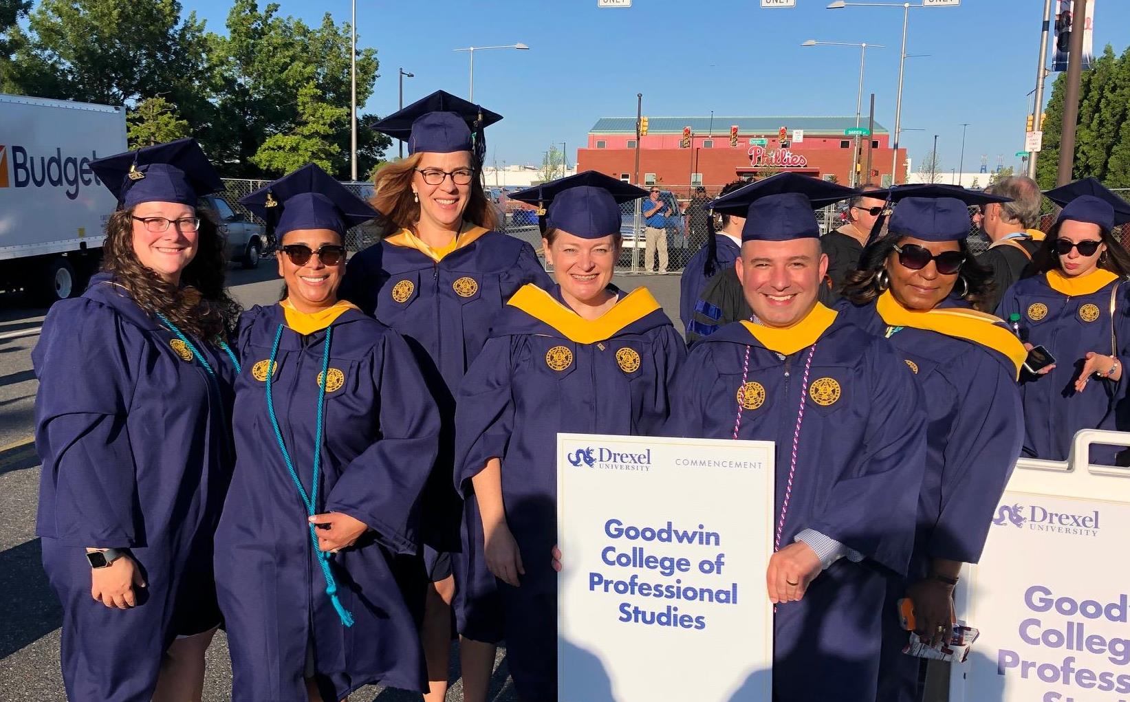 Goodwin College students at graduation