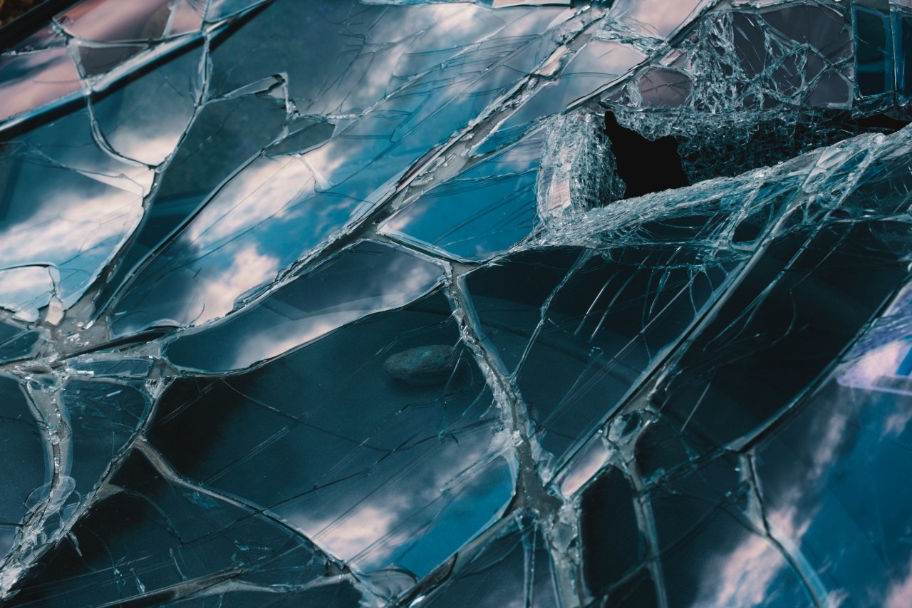 image of shattered glass