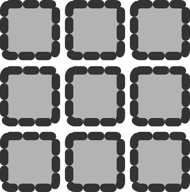 A grid composed of 9 squares with nothing in them.