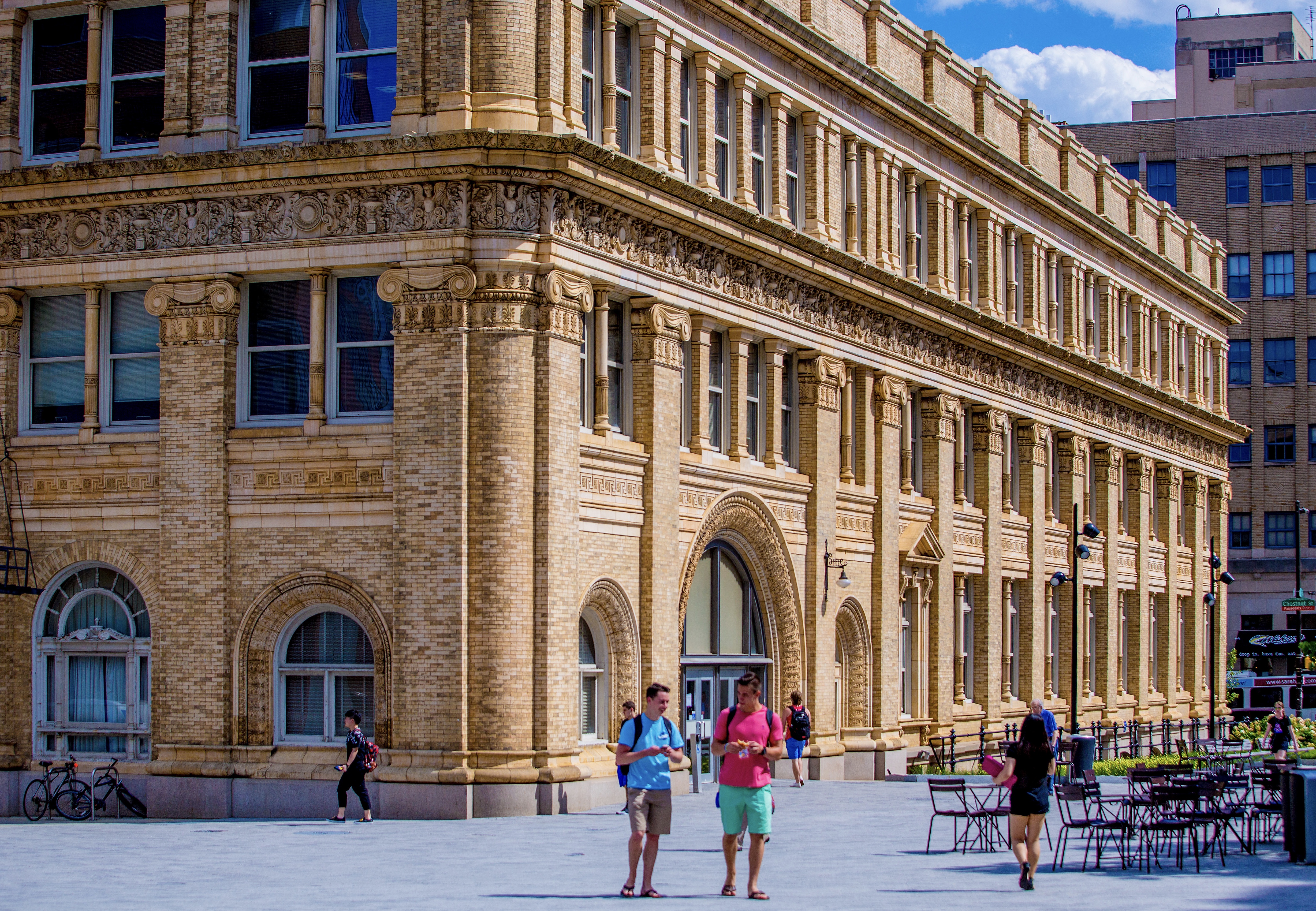 Main Building west entrance