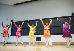 Indian student org dance performance