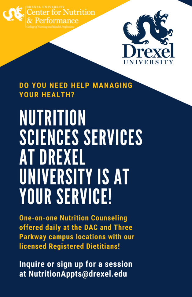 Nutrition Science Services at Drexel