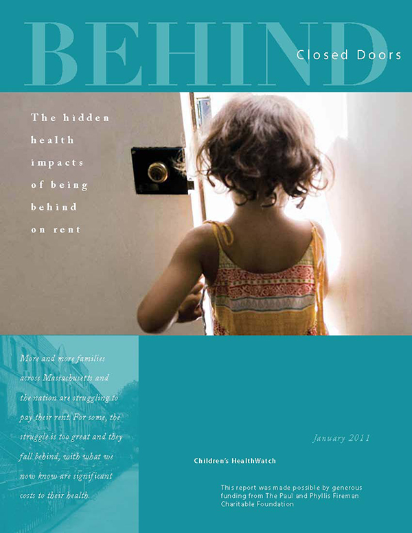 Report Cover - Behind Closed Doors: The Hidden Health Impacts of Being Behind on Rent
