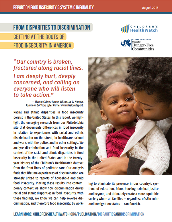 Report Cover - From Disparities to Discrimination