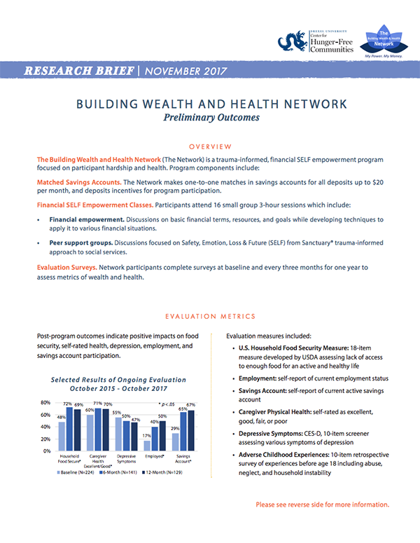 Report Cover - Network Preliminary Outcomes