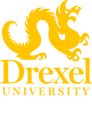 Drexel University Online gold and white