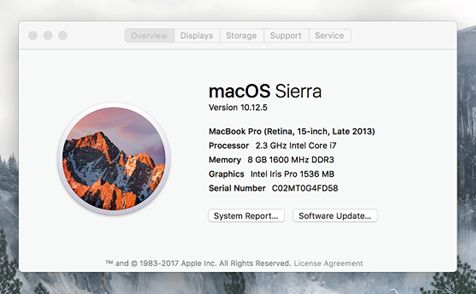 Mac OS X Version screenshot 2