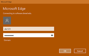 Edge Windows Sign In