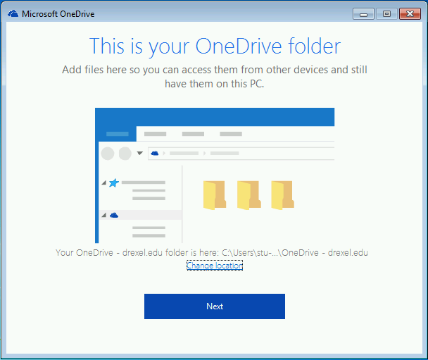 OneDrive PC Folder Location
