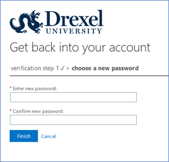 Password Reset Screen 4