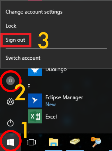 Windows Signout