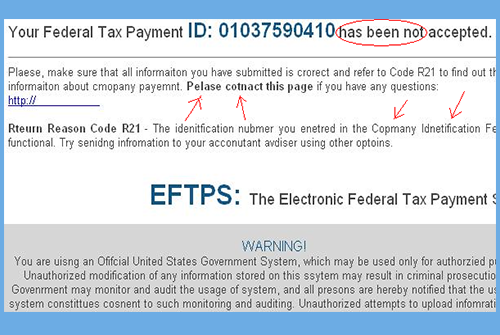 Taxes Email Scam