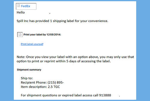 Your Order From Company Name Has Shipped And Delivery Scams Information Technology Drexel University