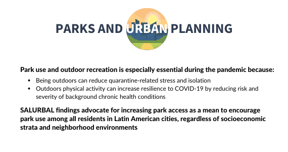 The role of parks in healthy urban planning during the pandemic and ...
