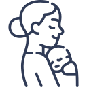 Mom and baby