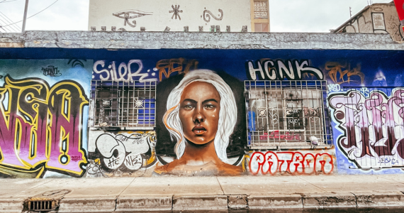Ciudad de Mexico graffiti wall
