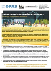 Photo of the cover page of the Health in All Urban Policies brief 