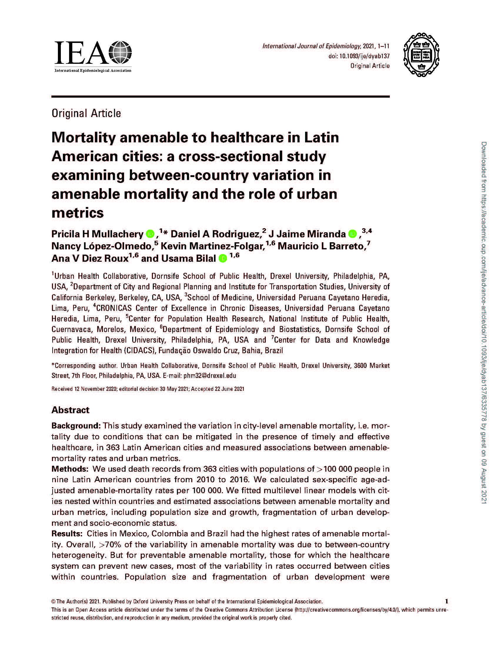 publication cover page