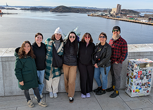 Scandinavia study trip group from 2024