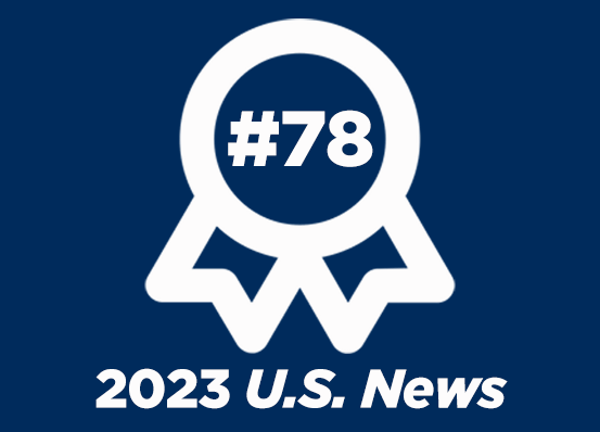#78 in 2023 US News & World Report's Best Law Schools Ranking
