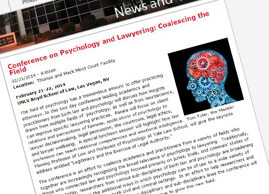 Law and Psychology Workshop