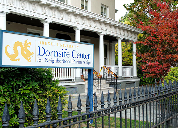 Exterior of the Dornsife Center for Neighborhood Partnerships