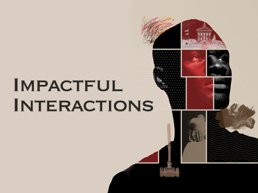 Impactful Interactions conference graphic, portrait